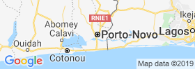Porto Novo map
